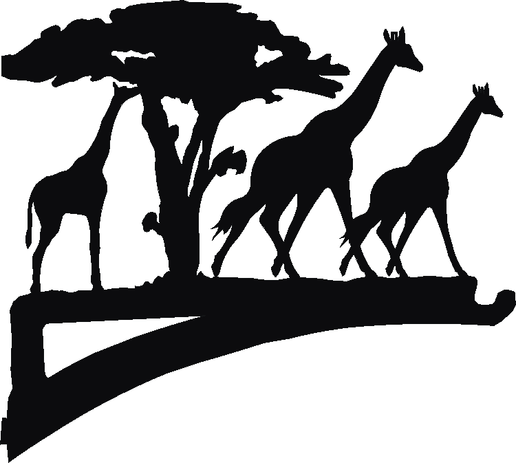 Giraffe Hanging Brackets