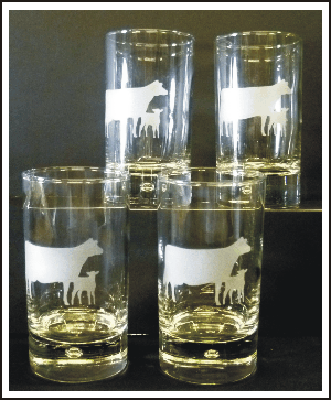 Airedale Tall Tumblers
