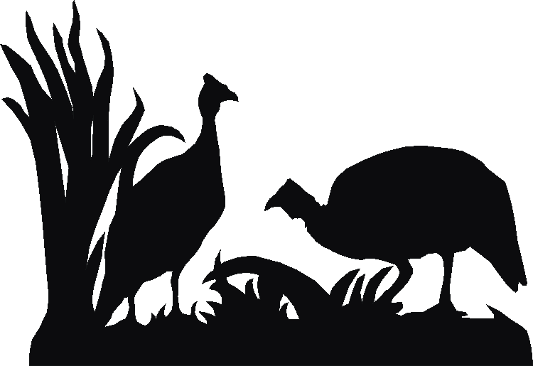 Guinea Fowl Devon Sign