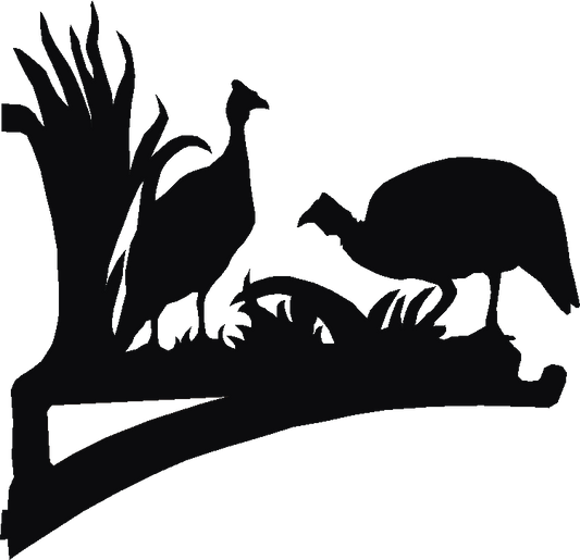 Guinea Fowl Hanging Brackets