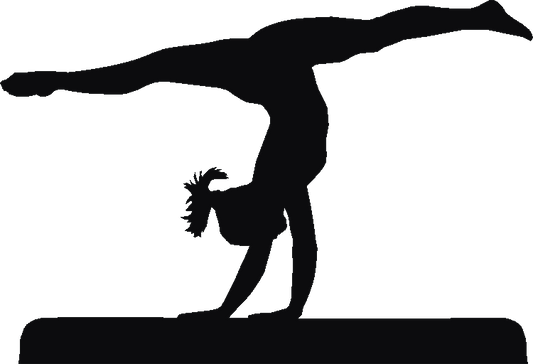 Gymnastics Woman Hanging Signs