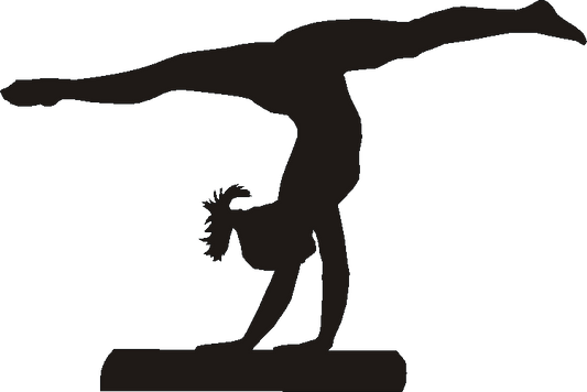 Gymnastics Woman Curtain Hook Backs