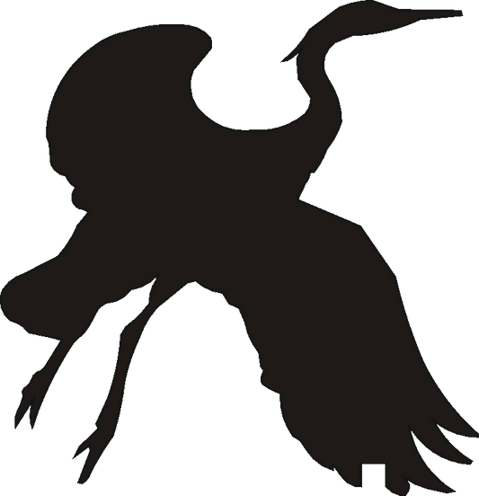 Heron Silhouettes