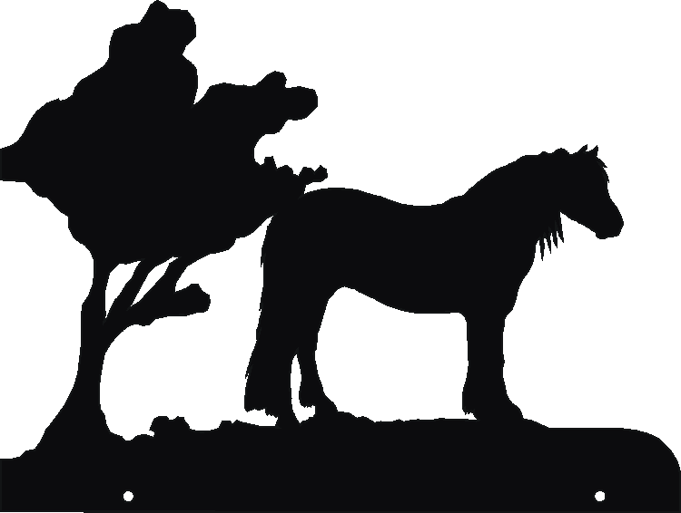 Highland Pony Hanging Signs