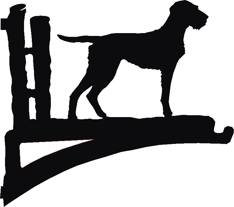 Hungarian Wire Vizsla Hanging Brackets