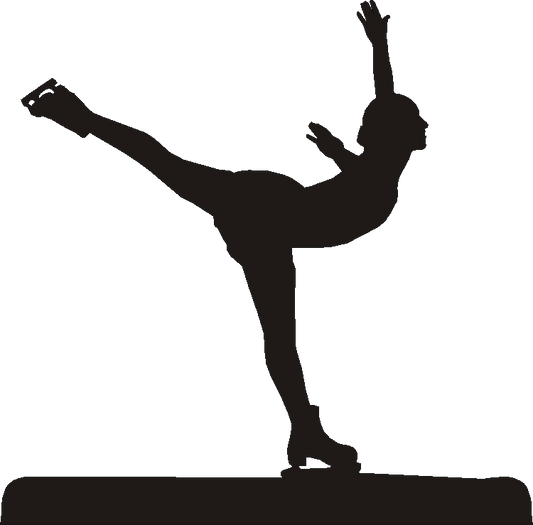 Ice Skating Women Key Rack