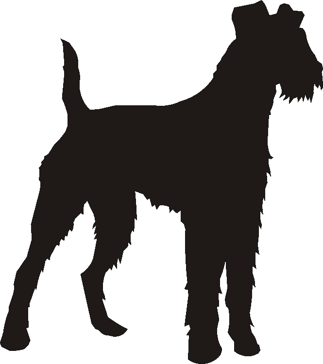 Irish Terrier Motif Baskets
