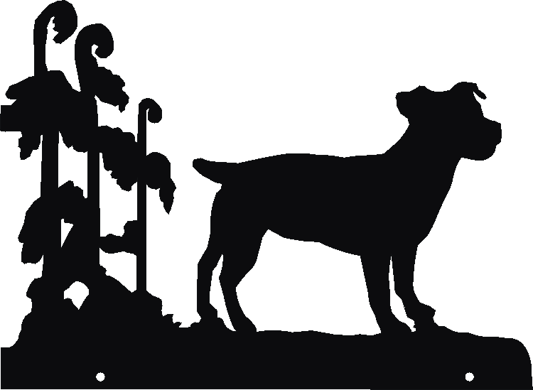 Jack Russell Docked Hanging Signs