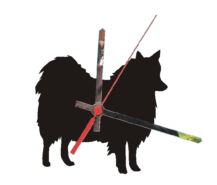 Japanese Spitz Clocks