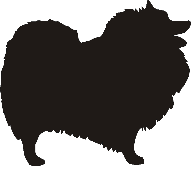 Keeshond Motif Baskets