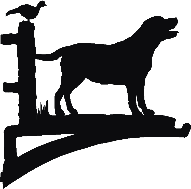 Design for labrador handing basket bracket