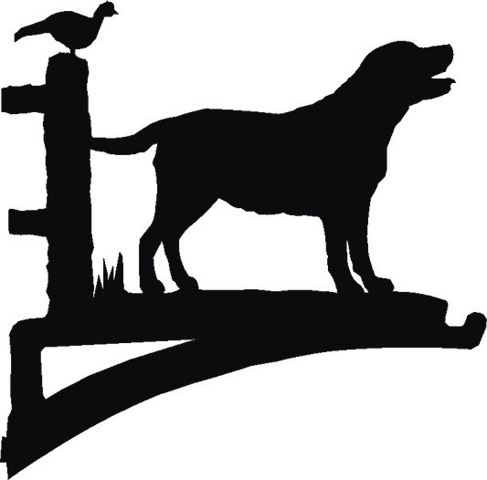 Design for labrador handing basket bracket