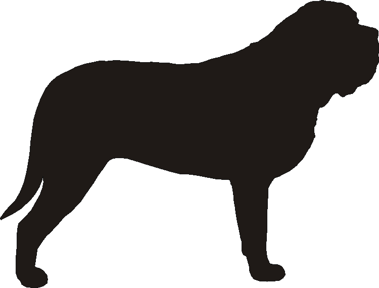Mastiff Motif Baskets