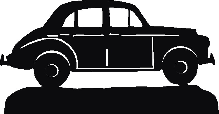 Morris Minor Rosette Runner