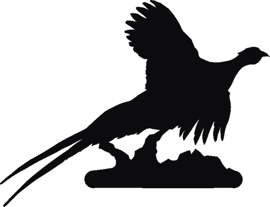 Pheasant Flying Post Box