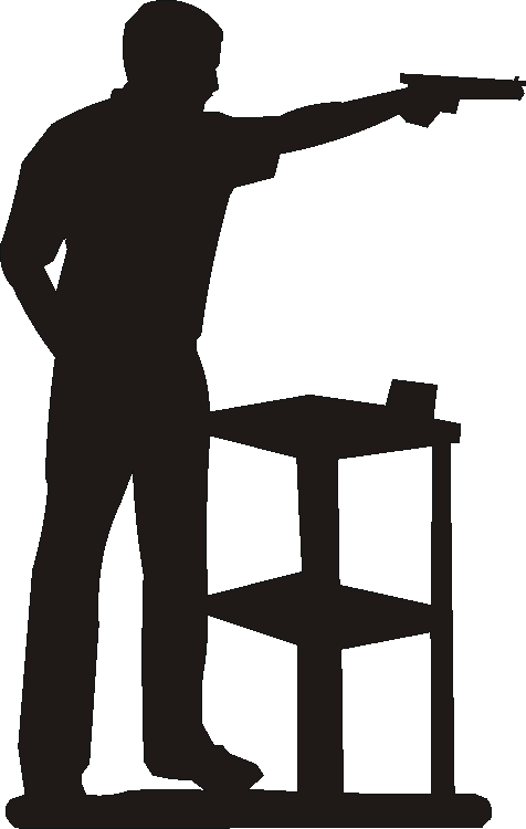 Pistol Shooting Silhouettes