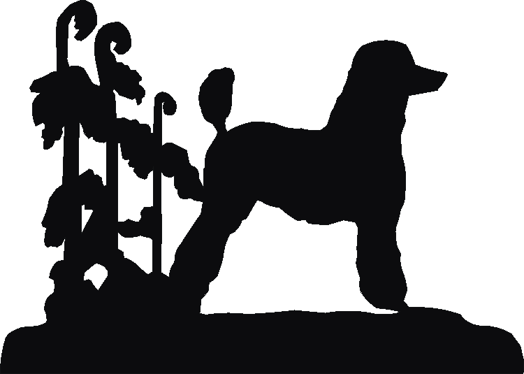 Poodle Rosette Runner