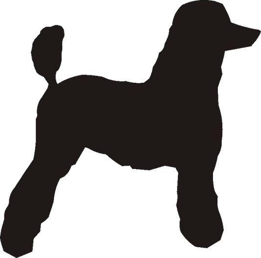 Poodle Show Cut Silhouettes