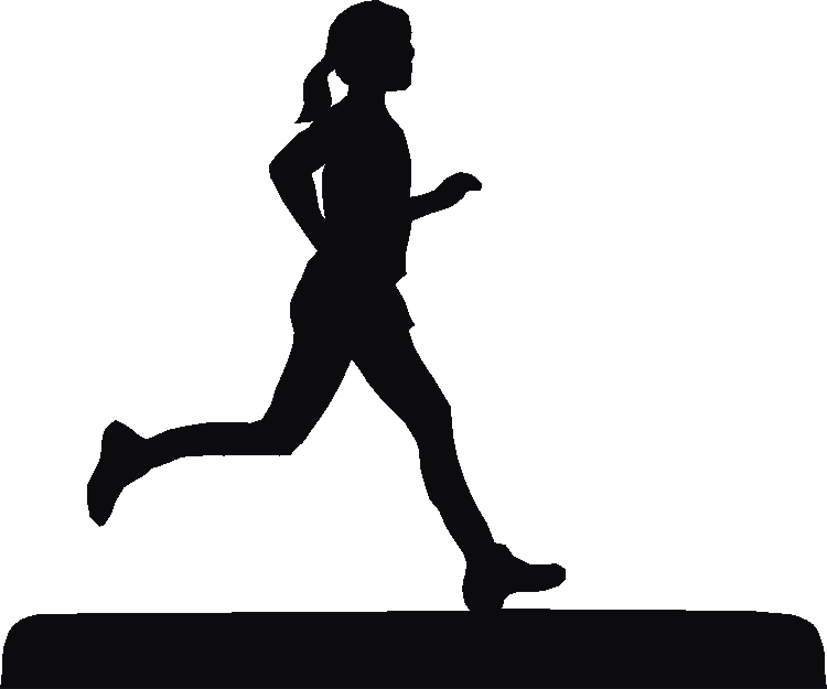 Running Woman 1 Silhouettes