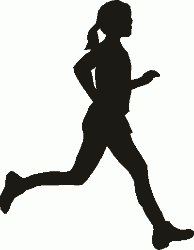 Running Woman 1 Silhouettes