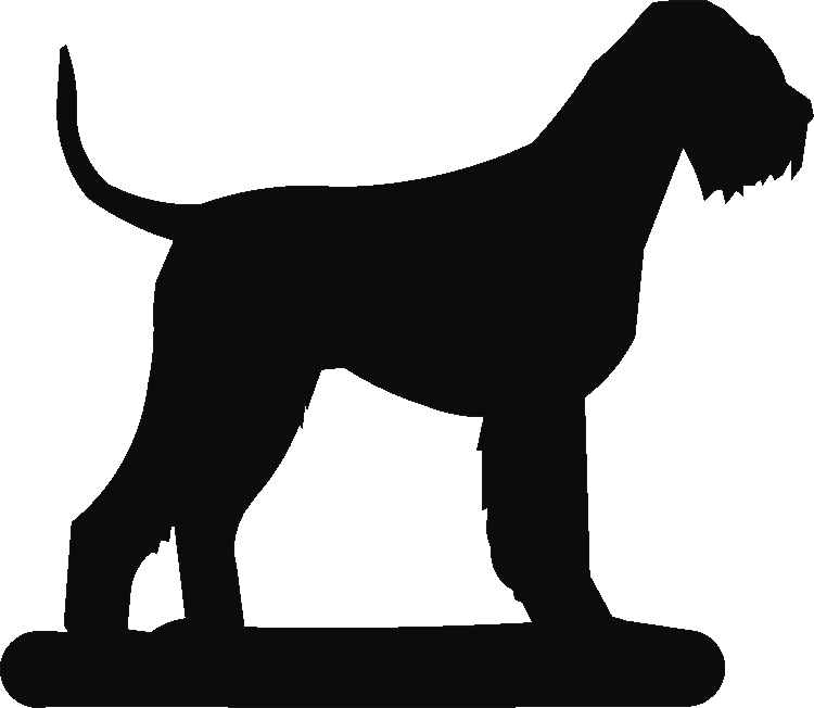 Schnauzer Giant Phone Stand