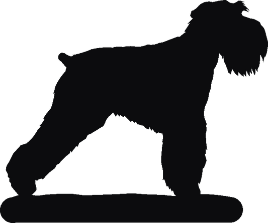 Schnauzer Miniature Docked Phone Stand