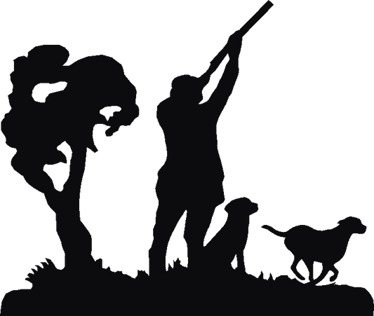 Shooting with Two Labradors Key Rack