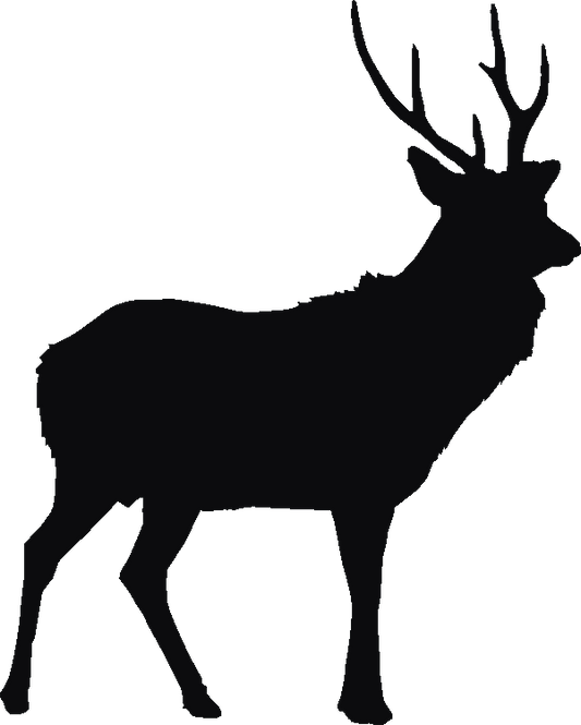 Sika Deer Silhouettes
