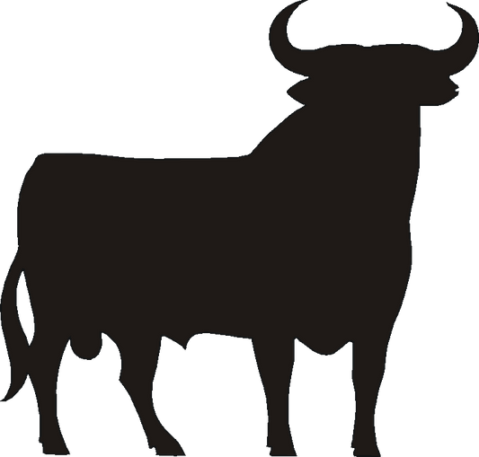 Spanish Bull Silhouettes