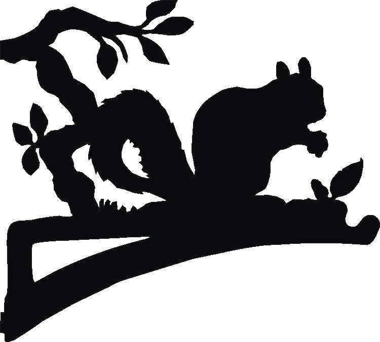 Squirrel Hanging Brackets