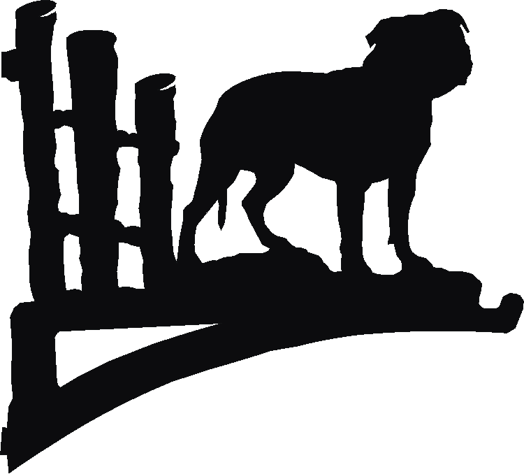 Staffordshire Bull Terrier Hanging Brackets