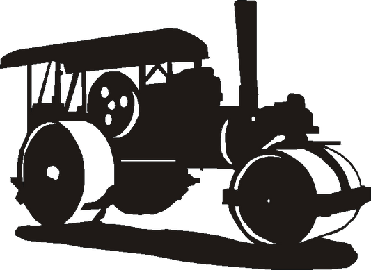Steam Roller Silhouettes