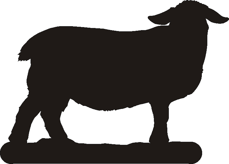Suffolk Sheep Post Top