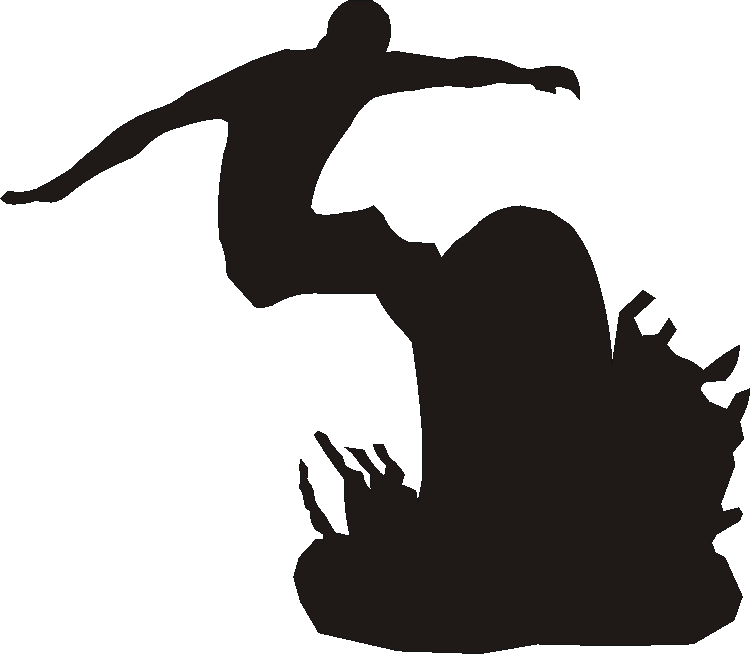 Surfing Silhouettes
