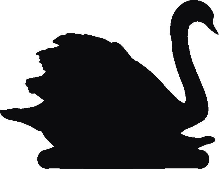 Swan Book Ends