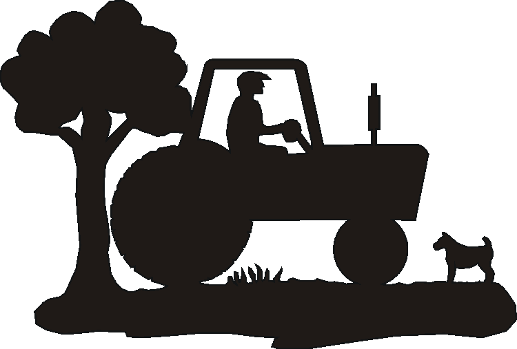 Tractor Motif Baskets