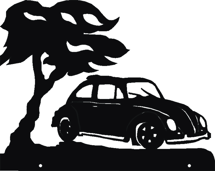 VW Beetle Hanging Signs