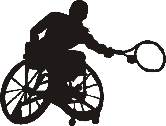 Wheelchair Tennis Silhouettes
