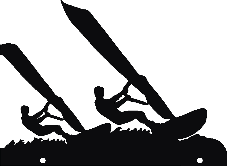 Wind Surfing Hanging Signs