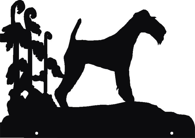 Wire Fox Hanging Signs