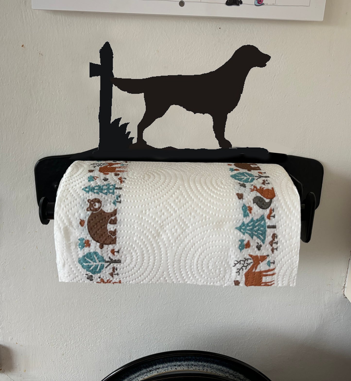 Flat Coat Wall Mounted Kitchen Roll Holder