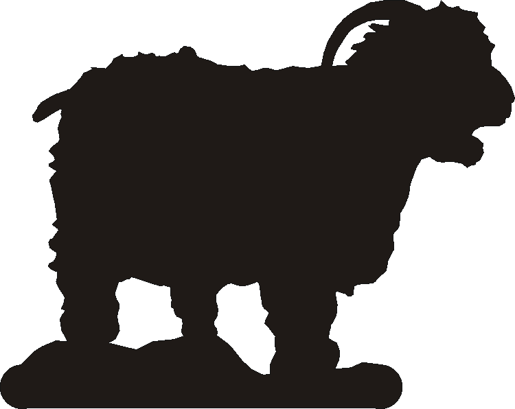 Angora Goat Stable Door Name Plates