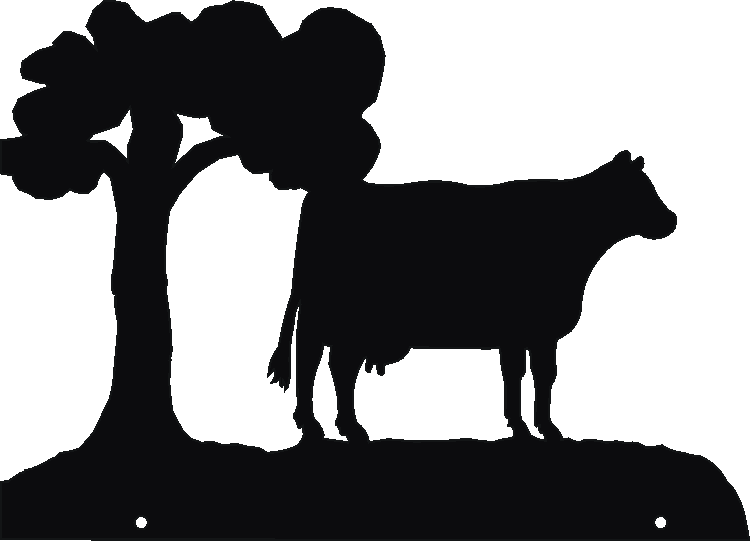 Cow Hanging Signs