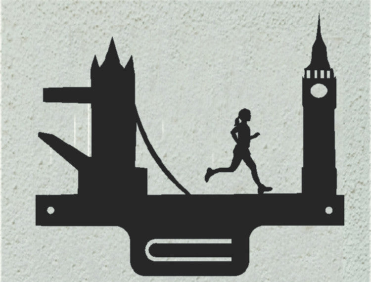 Female Marathon Runner London - Medal Hooker