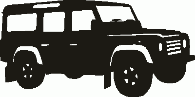 Land Rover Defender 110 Silhouettes