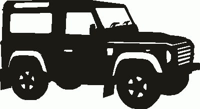 Land Rover Defender 90 Silhouettes