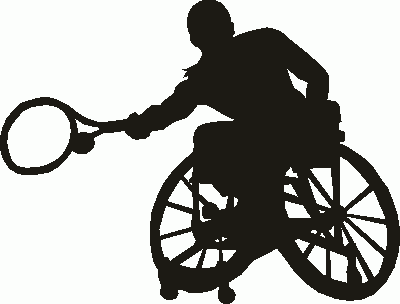 Wheelchair Tennis Hanging Signs