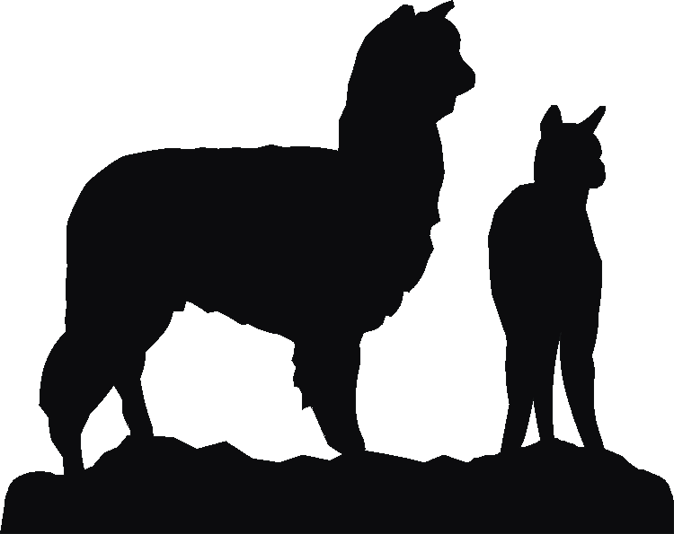 Alpaca Silhouettes