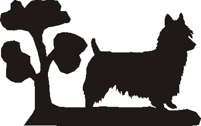 Australian Terrier Hanging Signs