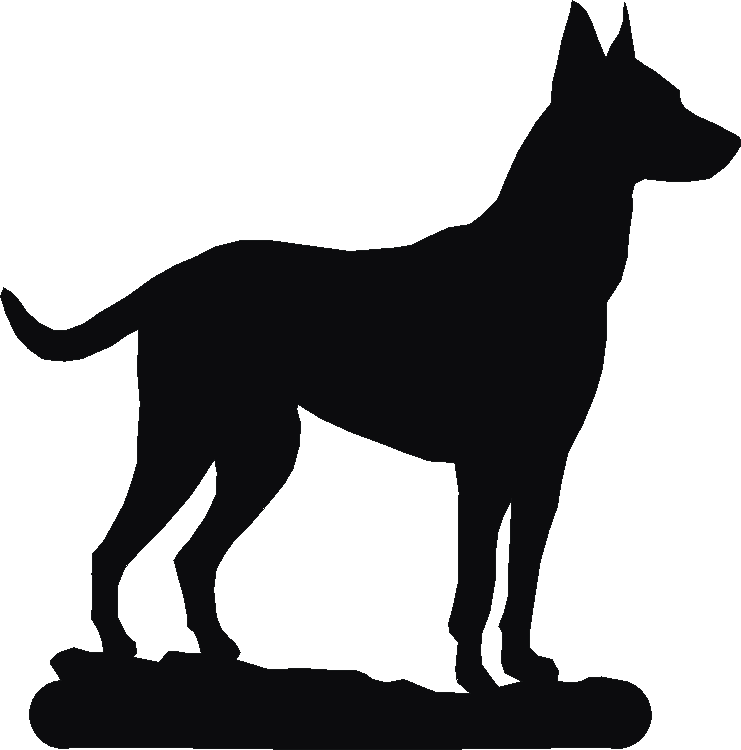 Belgian Malinois Book Ends